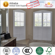 Fashion Appearance with Superior Quality Customized Stained Plantation Shutters Plans